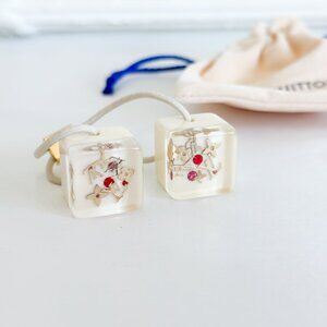Louis Vuitton Cube Hair Tie - White
